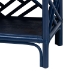 bali & pari Tiaret Natural Rattan Nightstand with Drawer and Shelves - Chippendale -Style Bedside Table for Bedroom or Coastal Living Spaces, Blue - BSOWS117-Small Knob-Royal Blue-Rattan-NS