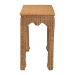 bali & pari Abena Handwoven Natural Rattan Console Table - Ming Style Wicker Accent Table or Sofa Table, Boho Coastal Style Furniture for Hallway, Living Room or Foyer - BSOAbena-Light Honey Wicker/Rattan-Console Table