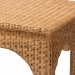 bali & pari Abena Handwoven Natural Rattan Console Table - Ming Style Wicker Accent Table or Sofa Table, Boho Coastal Style Furniture for Hallway, Living Room or Foyer - BSOAbena-Light Honey Wicker/Rattan-Console Table