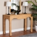 bali & pari Abena Handwoven Natural Rattan Console Table - Ming Style Wicker Accent Table or Sofa Table, Boho Coastal Style Furniture for Hallway, Living Room or Foyer - BSOAbena-Light Honey Wicker/Rattan-Console Table
