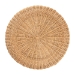 bali & pari Avalon Scallop Natural Rattan Pedestal Side Table - Round Handwoven Wicker Accent Table with Skirted Base, Boho Coastal Style Furniture for Living Room, Hallway or Sunroom - BSOAvalon-Light Honey Wicker-End Table