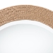 bali & pari Nieva Round Woven Rope Mirror - Coastal Mirror with Woven Jute Accents for Farmhouse, Boho Wall Decor, Beach House - BSOF247-FT3-Mirror