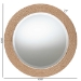 bali & pari Nieva Round Woven Rope Mirror - Coastal Mirror with Woven Jute Accents for Farmhouse, Boho Wall Decor, Beach House - BSOF247-FT3-Mirror