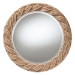 bali & pari Romana Braided Rope Mirror - Coastal Mirror with Woven Jute Accents for Farmhouse, Boho Wall Decor, Beach House - BSOF247-FT4-Mirror