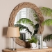 bali & pari Romana Braided Rope Mirror - Coastal Mirror with Woven Jute Accents for Farmhouse, Boho Wall Decor, Beach House - BSOF247-FT4-Mirror