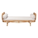 bali & pari Aiko Handwoven Natural Rattan Daybed with Cushion - Boho Coastal Lounge Bed for Living Room, Bedroom, or Sunroom - BSOAiko-Natural Rattan-Cushioned-Daybed