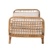 bali & pari Aiko Handwoven Natural Rattan Daybed with Cushion - Boho Coastal Lounge Bed for Living Room, Bedroom, or Sunroom - BSOAiko-Natural Rattan-Cushioned-Daybed