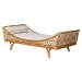 bali & pari Akemi Handwoven Natural Rattan Daybed with Cushion - Boho Coastal Lounge Bed for Living Room, Bedroom, or Sunroom - BSOAkemi-Natural Rattan-Cushioned-Daybed