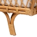 bali & pari Akemi Handwoven Natural Rattan Daybed with Cushion - Boho Coastal Lounge Bed for Living Room, Bedroom, or Sunroom - BSOAkemi-Natural Rattan-Cushioned-Daybed