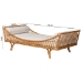 bali & pari Akemi Handwoven Natural Rattan Daybed with Cushion - Boho Coastal Lounge Bed for Living Room, Bedroom, or Sunroom - BSOAkemi-Natural Rattan-Cushioned-Daybed