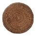 bali & pari Riau Handwoven Seagrass Coffee Table with Wooden Legs - Natural Wicker Round Living Room Table for Living Room or Bedroom Decor - BSORiau-Natural Antique-CT