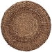 bali & pari Bailey Handwoven Seagrass Storage Ottoman with Lift -Top Lid - Rustic Wicker Trunk or Footrest with Inner Compartment for Living Room or Entryway, Round - BSOBailey-Natural Brown/Black-Ottoman