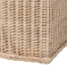 bali & pari Barid Braided Natural Rattan Storage Bench with Cushioned Lift -Top Lid - Coastal Boho Style Chest for Bedroom, Entryway, or Living Room Organization, Natural, 45" Rectangle - BSOWS131-Natural Rattan-Cushioned Storage Bench