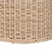 bali & pari Barid Braided Natural Rattan Storage Bench with Cushioned Lift -Top Lid - Coastal Boho Style Chest for Bedroom, Entryway, or Living Room Organization, Natural, 39" Oval - BSOWS134-Natural Rattan-Cushioned Storage Bench