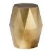 Baxton Studio Salman Geometric Bronze Metal Accent Table - Faceted Modern Side Table for Indoor or Semi-Outdoor Use - BSOH01-123219-Bronze/Metal-Side Table