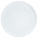 Baxton Studio Webb White Metal Pedestal Side Table - Modern Accent Table with Round Tray Top for Indoor or Semi-Outdoor Use - BSOH01-132670A-White/Metal-Side Table