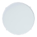 Baxton Studio Laverne White Metal Side Table with Scalloped Tray Top - Round Accent Table with Decorative Base for Indoor or Semi-Outdoor Use - BSOH01-122082-White/Metal-Side Table