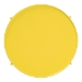 Baxton Studio Laverne Yellow Metal Side Table with Scalloped Tray Top - Round Accent Table with Decorative Base for Indoor or Semi-Outdoor Use - BSOH01-122082-Yellow/Metal-Side Table