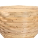 bali & pari Tokyo Laminated Natural Rattan Side Table -  Hourglass Accent Table with Modern Sculptural Design, Boho Chic Style for Living Room or Bedroom, Natural - BSOTokyo-Natural Rattan-Side Table