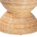 bali & pari Tokyo Laminated Natural Rattan Side Table -  Hourglass Accent Table with Modern Sculptural Design, Boho Chic Style for Living Room or Bedroom, Natural - BSOTokyo-Natural Rattan-Side Table