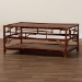 bali & pari Sebalio Tortoise Natural Rattan Coffee Table with Open Shelf - Vintage Style Center Table for Living Room, Sunroom, or Coastal Living Space - BSOWS142-Sebalio-Tortoise-Coffee Table
