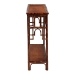 bali & pari Sebalio Tortoise Natural Rattan Console Table with Open Shelf - Vintage Style Accent Table for Entryway, Hallway or Coastal Living Space - BSOWS143-Sebalio-Tortoise-Console Table