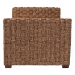 bali & pari Rhinos Handwoven Seagrass Daybed - Twin Size Coastal Boho Bed Frame with Basketweave Design - BSORhinos-Bleached Lt Brwn No Mattress-Daybed