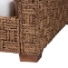 bali & pari Rhinos Handwoven Seagrass Daybed - Twin Size Coastal Boho Bed Frame with Basketweave Design - BSORhinos-Bleached Lt Brwn No Mattress-Daybed