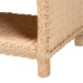 bali & pari Lanica Braided Natural Rattan Console Table with Drawers and Shelves - Coastal Style Storage Cabinet for Entryway, Living Room, or Bedroom, 35" - BSOBraided Sun Bleached Ivory Rattan-Version 2-Console Table