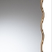 Baxton Studio Cassara Gold Scalloped Rectangular Wall Mirror - Stylish Curved Edge Decorative Accent for Living Room, Bedroom, or Entryway - BSORXW-10969-Mirror