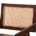 bali & pari Kresna Rattan Counter Stool with Mahogany Wood Frame and Armrest, Set of 2 - Handwoven Counter Height Chair with Cane Back and Seat, Stylish Seating for Kitchen Island or Dining Area - BSOBC-01-Kresna-Brown Wood/Rattan-CS