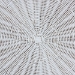 bali & pari Palm Scalloped Rattan Coffee Table - Handwoven Wicker Round Accent Table for Living Room Patio or Sunroom, Coastal Boho Style, White - BSOPalm-White Rattan-Coffee Table