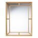 Baxton Studio Iskra Rectangular Mirror with Antique Goldleaf Frame - Modern Decorative Wall Accent for Living Room, Bedroom, or Entryway - BSORXW-10953-Wall Mirror
