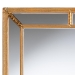 Baxton Studio Iskra Rectangular Mirror with Antique Goldleaf Frame - Modern Decorative Wall Accent for Living Room, Bedroom, or Entryway - BSORXW-10953-Wall Mirror