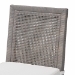 bali & pari Sofia Rattan Dining Chair with Cushion - Handwoven Wicker Side Chair with Mahogany Wood Frame, Coastal Boho Style Indoor Seating, French Grey - BSOSofia-French Grey-DC