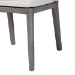 bali & pari Sofia Rattan Dining Chair with Cushion - Handwoven Wicker Side Chair with Mahogany Wood Frame, Coastal Boho Style Indoor Seating, French Grey - BSOSofia-French Grey-DC