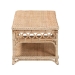bali & pari Oxford Braided Natural Rattan Coffee Table with Open Shelf - Coastal Boho Living Room Accent Table with Decorative Loop Detailing - BSOWS121-Natural-Rattan-CT