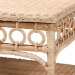 bali & pari Oxford Braided Natural Rattan Coffee Table with Open Shelf - Coastal Boho Living Room Accent Table with Decorative Loop Detailing - BSOWS121-Natural-Rattan-CT