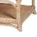 bali & pari Oxford Braided Natural Rattan Coffee Table with Open Shelf - Coastal Boho Living Room Accent Table with Decorative Loop Detailing - BSOWS121-Natural-Rattan-CT
