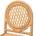 bali & pari Oxford Round Back Rattan Dining Chair Set of 2 - Handwoven Cane Accent Chairs with Open Lattice Design, Natural Wicker Seating for Coastal or Boho Dining Rooms - BSOOxford-Light Honey Rattan-DC
