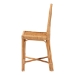 bali & pari Oxford Round Back Rattan Counter Stool - Handwoven Cane Counter Height Chair with Open Lattice Design, Natural Wicker Coastal Kitchen Island Seating - BSOOxford-Light Honey Rattan-CS