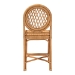 bali & pari Oxford Round Back Rattan Counter Stool - Handwoven Cane Counter Height Chair with Open Lattice Design, Natural Wicker Coastal Kitchen Island Seating - BSOOxford-Light Honey Rattan-CS