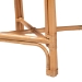 bali & pari Oxford Round Back Rattan Counter Stool - Handwoven Cane Counter Height Chair with Open Lattice Design, Natural Wicker Coastal Kitchen Island Seating - BSOOxford-Light Honey Rattan-CS