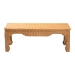 bali & pari Abena Ming Style Rattan Coffee Table - Rectangular Boho Chic Accent Table for Living Room, Family Room, or Sunroom - BSOAbena-Light Honey Wicker/Rattan-Coffee Table