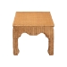 bali & pari Abena Ming Style Rattan Coffee Table - Rectangular Boho Chic Accent Table for Living Room, Family Room, or Sunroom - BSOAbena-Light Honey Wicker/Rattan-Coffee Table
