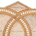bali & pari Nerita Rattan Headboard - Handwoven Wicker Headboard Panel with Double Circle Design, Light Honey, Lightweight Coastal Bedroom Decor, Queen Size - BSOAmelia-Light Honey Rattan-HB-Queen