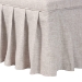 Baxton Studio Bryna 2-Piece Fabric Upholstered Dining Nook Bench Set - Corner Kitchen Banquette Seating with Skirted Base, L-Shaped Breakfast Nook for Small Spaces, Beige - BSOBBT8085-Beige-H1217-3-2PC SF Bench