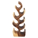 bali & pari Matana Suar Wood Wine Rack with 8-Bottle Capacity, Modern Rustic Wine Organizer Stand with Tree Branch Design, Free-Standing Display for Countertop Home Bar or Kitchen - BSOSuar WR 002-Natural/Wooden-Wine Rack