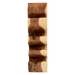 bali & pari Matana Suar Wood Wine Rack with 8-Bottle Capacity, Modern Rustic Wine Organizer Stand with Tree Branch Design, Free-Standing Display for Countertop Home Bar or Kitchen - BSOSuar WR 002-Natural/Wooden-Wine Rack