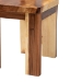 bali & pari Lin Suar Wood Dining Chair Set of 2 - Handcrafted Solid Wood Chair with Natural Grain Pattern, Rustic Modern Accent Seating for Dining Room or Kitchen - BSOLin-Natural/Wooden-DC